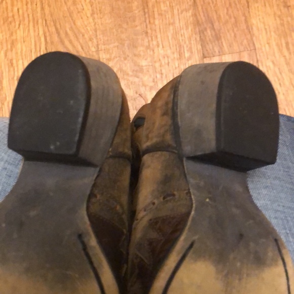 Dan-post girls boho western pointed toe cowgirl boots size 2 - Picture 9 of 11